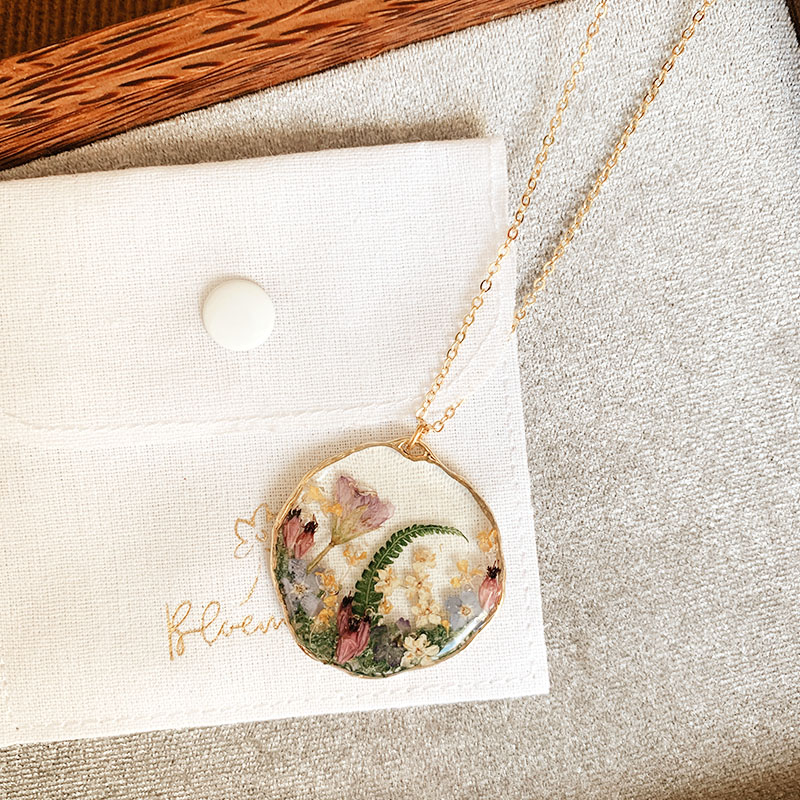 Asymmetrische ketting - meerkleurig - Afbeelding 2