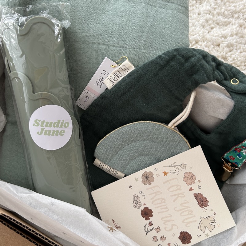 Baby cadeauset groot - blauw - Afbeelding 2